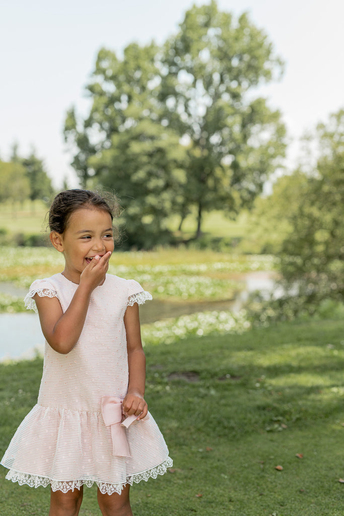 Ropa para niños - vestido rosa "Ceremonia PAZ RODRIGUEZ – Modini