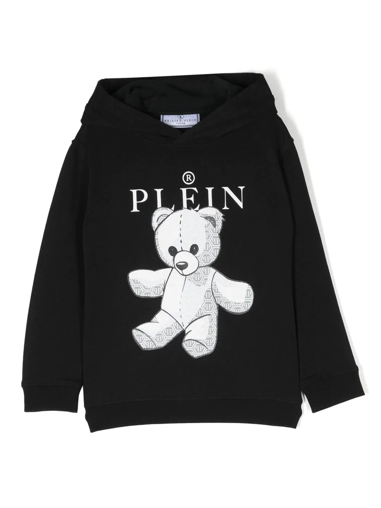 Ropa niños - sudadera con capucha y logo Philipp Plein –