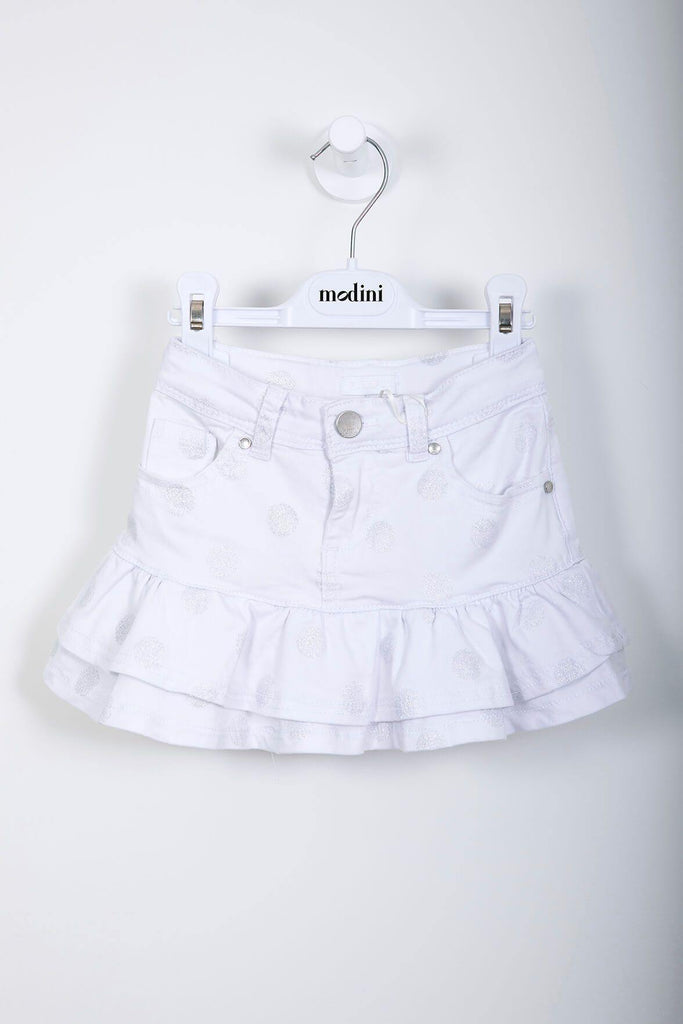 ROPA NIÑAS - FALDA BLANCA JEANS Modini