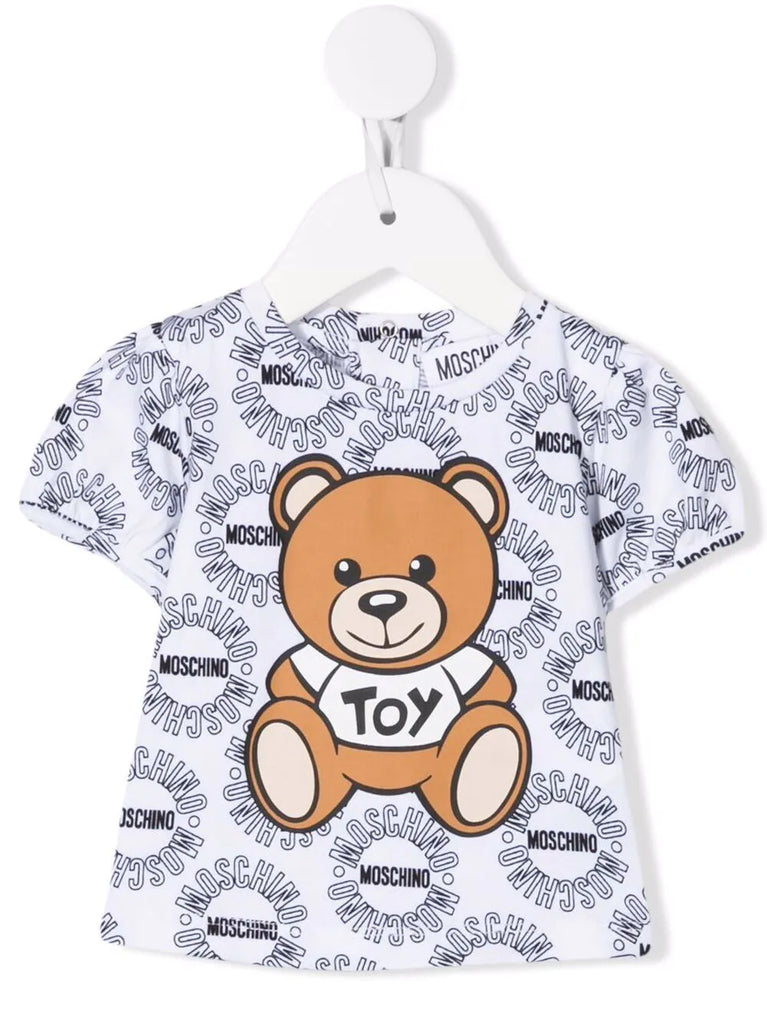 Ropa para niños - camiseta Toy blanca para bebé niña con bordado de os –  Modini Shop