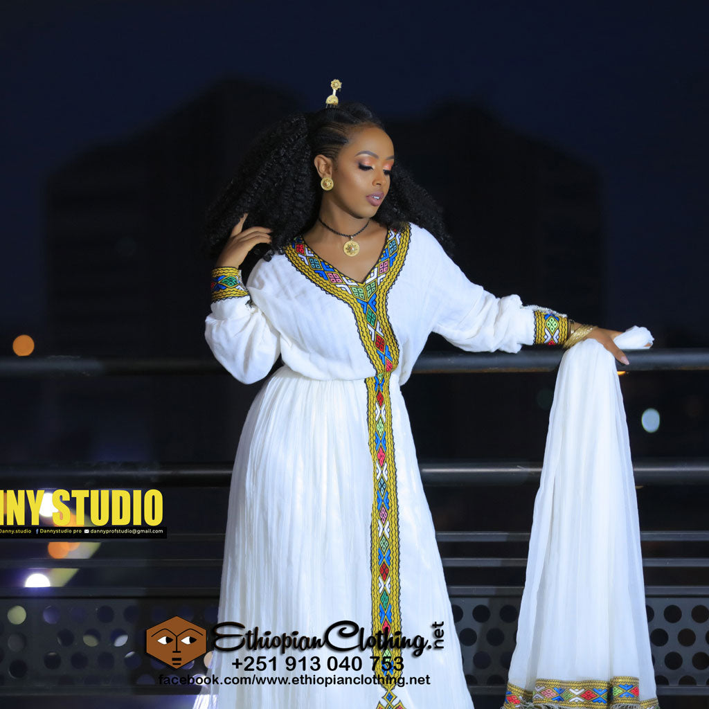 Zagwe Habesha Dress Ethiopianclothingnet 