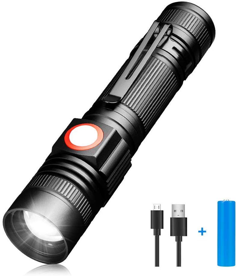 Eletorot Torche  Lampe  de Poche LED  Rechargeable Torche  