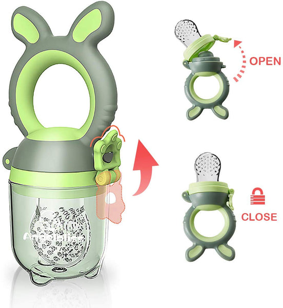 Angelbliss Tetine Dalimentation Pour Bebe Tetine A Fruit Tetine Grignoteuse Bebe Jouet De Dentition Pour Bebe Aux Appetissantes Sans Bpa Paquet De 2 Bebe Puericulture Sucettes Et Anneaux De Dentition