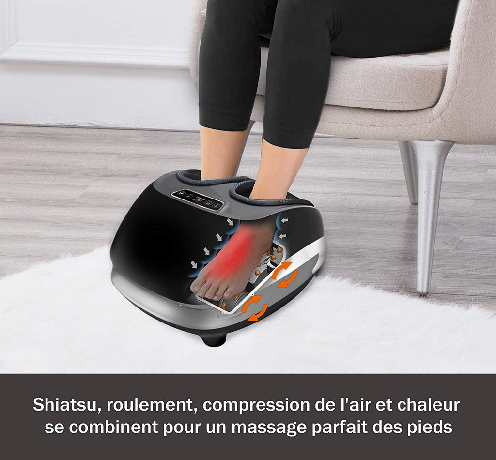 Snailax Masseur De Pieds Shiatsu ChauffantAppar