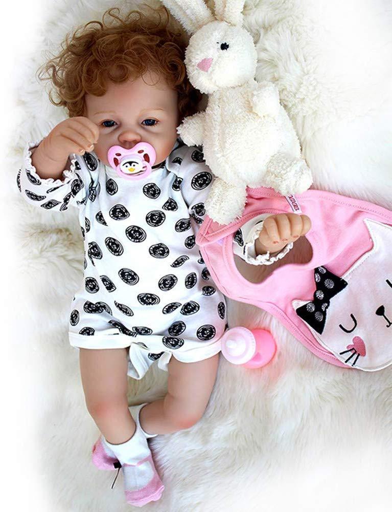 Oubl 22inch 55 Cm Haute Qualite Magnetisme Jouet Cadeaux Yeux Fermer Pas Cher Reborn Baby Doll Poupee Fille Vinyle Silicone Souple De Bebe France Confiance