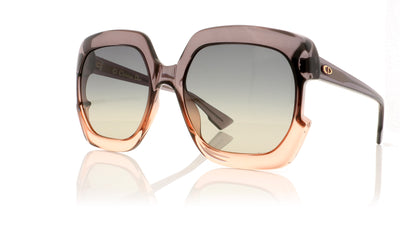 dior gaia sunglasses grey and pink