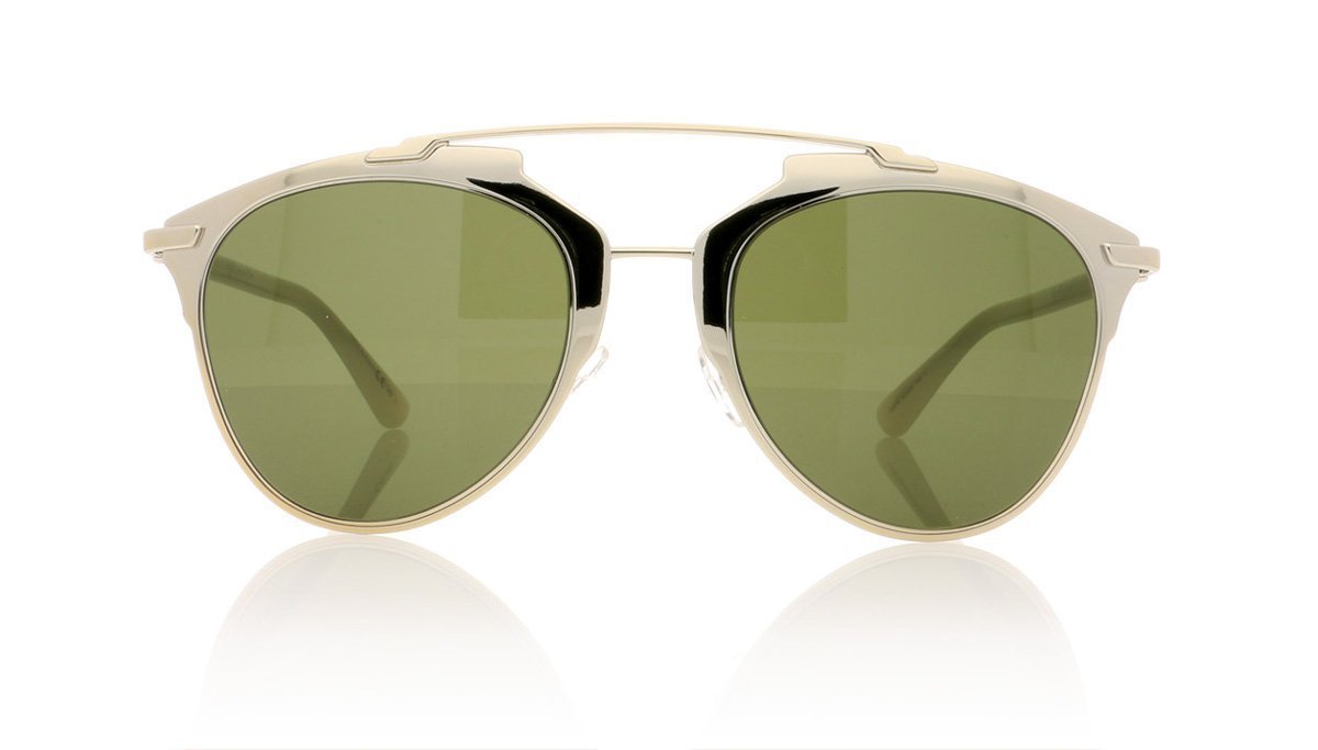 dior reflected sunglasses gold