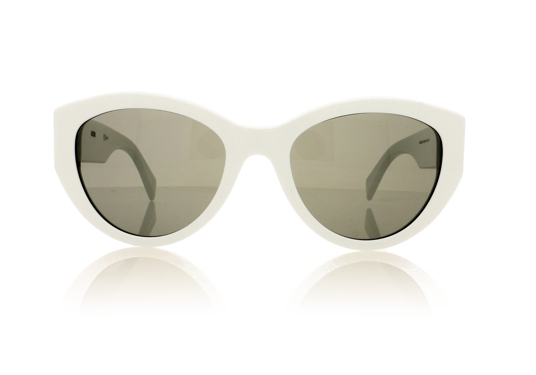 moschino white sunglasses