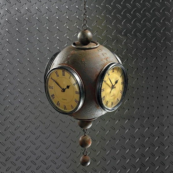 Victorian Grunge Spherical Clock