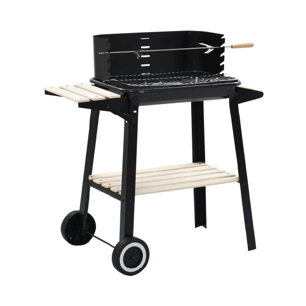 Charcoal BBQ Stand with Wheels