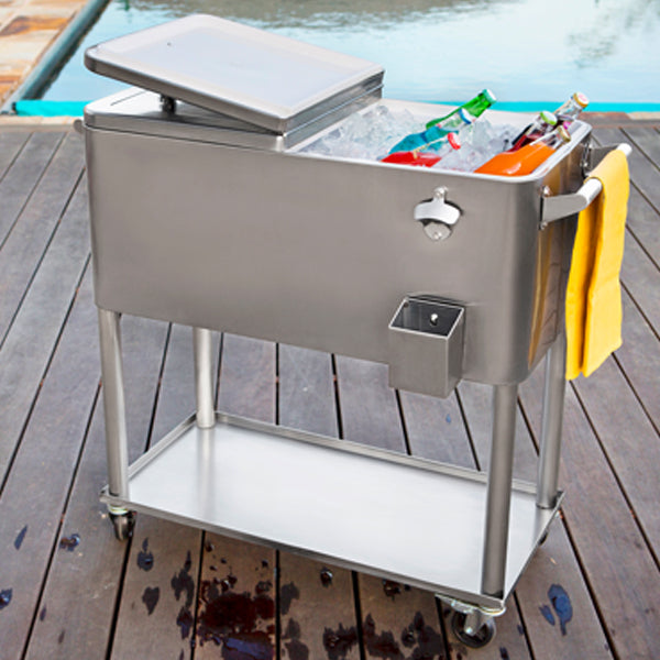 Permasteel Patio Cooler Stainless Steel