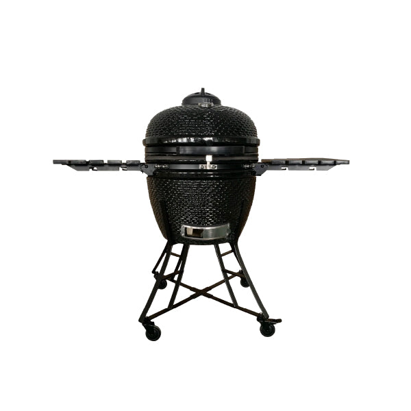 Barbecue Charcoal Grill Ceramic Kamado Grill With Side Table