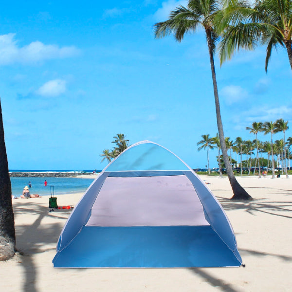 Beach Tent Pop Up Sun Shelter Tent Automatic Umbrella