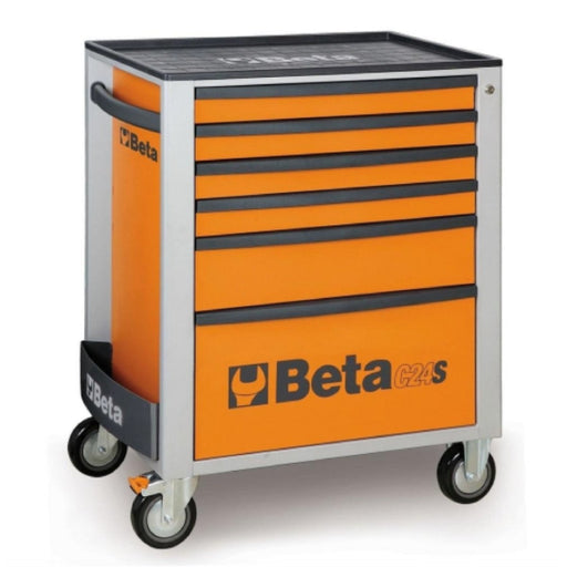 Beta Tools C23SC-O Eight-Drawer Portable Tool Chest, Orange