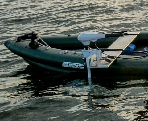 Sea Eagle FishSkiff 16 Inflatable Fishing Boat 2 Person Swivel Seat Package FSK16K_SW