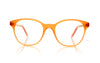 Cutler and Gross 1236 NM Peach Glasses - Front