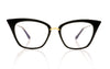 DITA Rebella DRX-3031 A Black Gold Glasses - Front