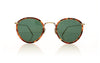 Eyevan 7285 717E 3140-GRN Antique Gold Sunglasses - Front
