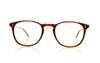 Garrett Leight Kinney 1007 1007 Whiskey Tortoise Glasses - Front