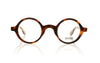 Moscot Zolman 0104-01 Amber tortoise Glasses - Front