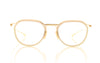 DITA Schema Two DTX131-49-01 Gold-Crystal Grey 1 Glasses - Front