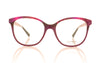 Gold & Wood Gaia 01-02 Fuchsia Glasses - Front