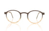 Lindberg Acetanium 1014 AH99 Black Mottle Glasses - Front
