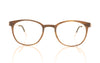 Lindberg buffalo 1818 H18 T407 P10 Brown Glasses - Front