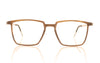 Lindberg buffalo 1844 H18 T407 10 Medium Brown Glasses - Front