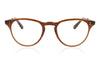 Mr. Leight Runyon C CRMLTA-CG Carmelita-Chocolate Gold "Carmelita" Glasses - Front