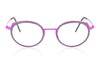 Lindberg Strip 9748 K209 75 Purple Glasses - Front