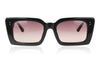 Linda Farrow Nieve C5 Black Sunglasses - Front