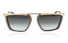 Akoni Ulysses GLDBLK Gold Sunglasses - Front