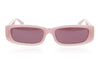 Linda Farrow Talita C5 Pink Sunglasses - Front