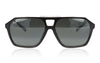 Maui Jim Wedges MJ880 m01 Black Sunglasses - Front