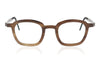 Lindberg buffalo 1858 T209 H18 10 Medium Brown Glasses - Front