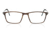 Lindberg buffalo 1819 T207 H18 10 Medium Brown Glasses - Front