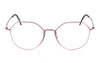 Lindberg 5540 113 GC103 Pink and Purple Glasses - Front