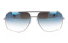 DITA Midnight Special PLD Silver and Blue Sunglasses - Front