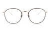 Linda Farrow Harrison C4 Rose Gold Glasses - Front