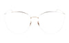 Linda Farrow Calthorpe C87 Brown and Rose Gold Glasses - Front