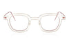 Lindberg n.o.w 6587 C21 Crystal Brown Glasses - Front