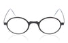 Lindberg 6508 C06 U13 Black Glasses - Front