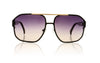 AM Eyewear Angelo 91 BL-GRG Black Sunglasses - Front