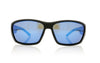 Bollé Ibex 12374 Matte Black Blue Sunglasses - Front