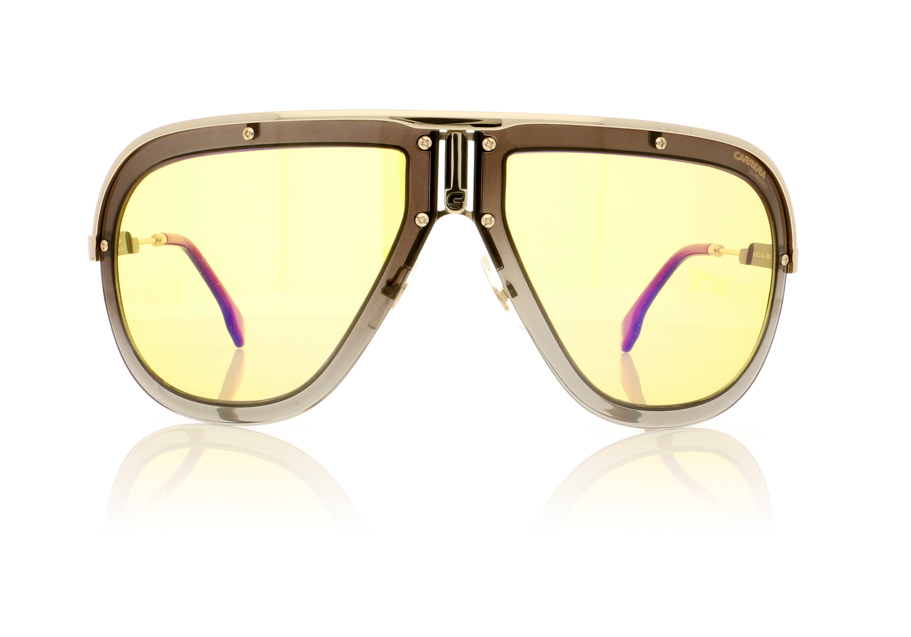 Carrera CA AMERICANA DYGCU Gold Yell Sunglasses | The Eye Place
