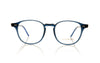 Cutler and Gross 1312 4 Navy Glasses - Front