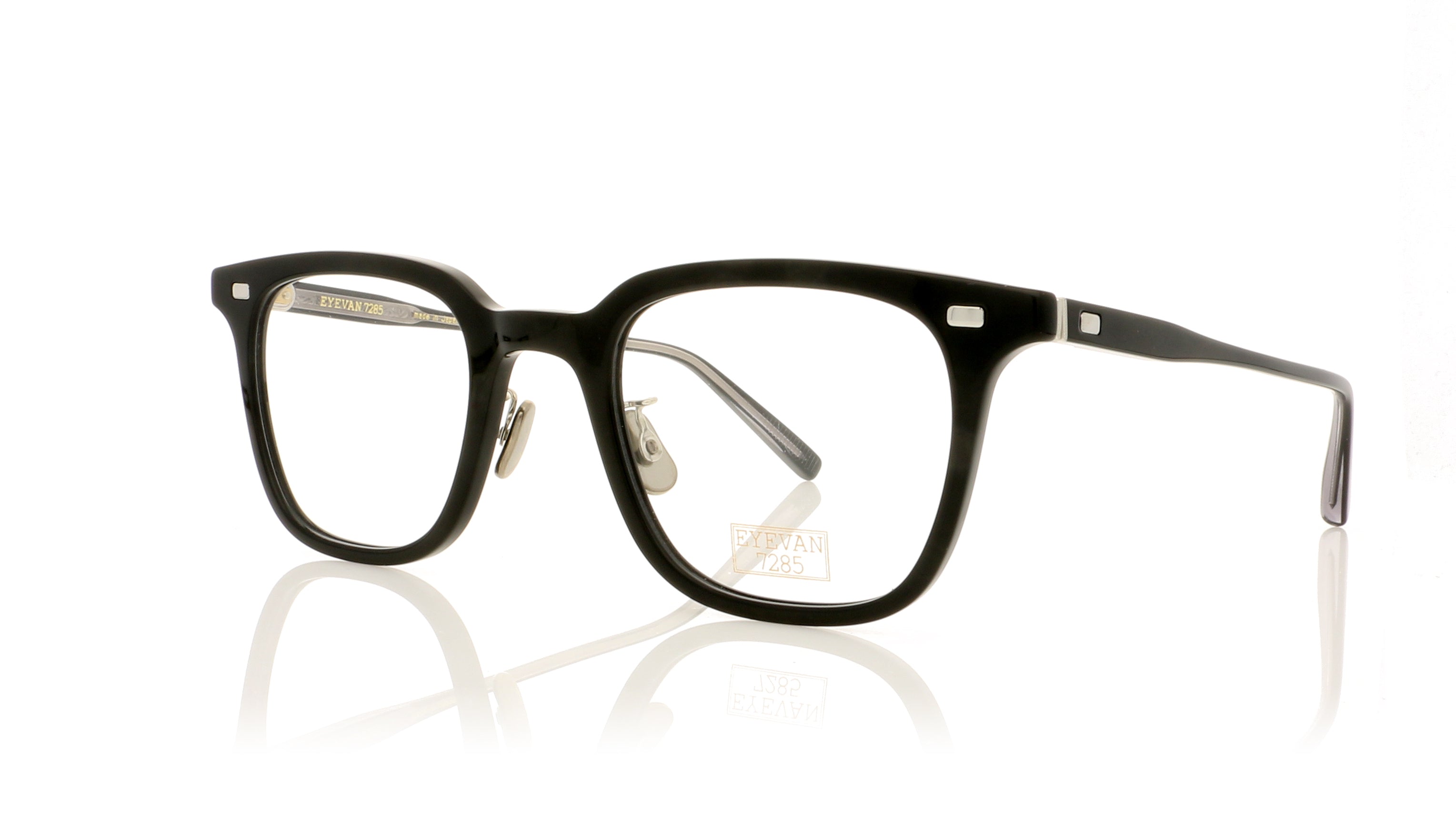 Eyevan 7285 319 100 Black Glasses | The Eye Place