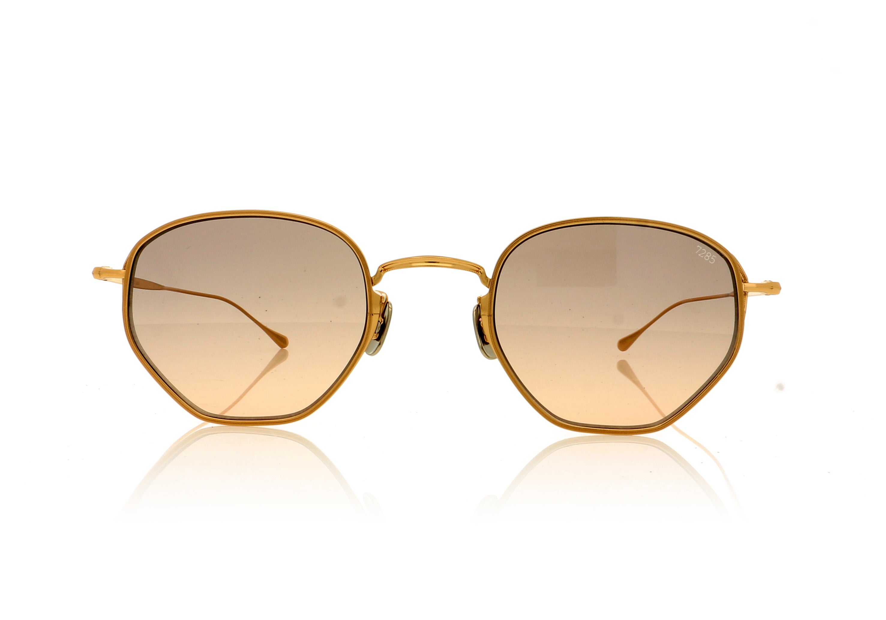 Eyevan 7285 EV784 900 Gold Sunglasses