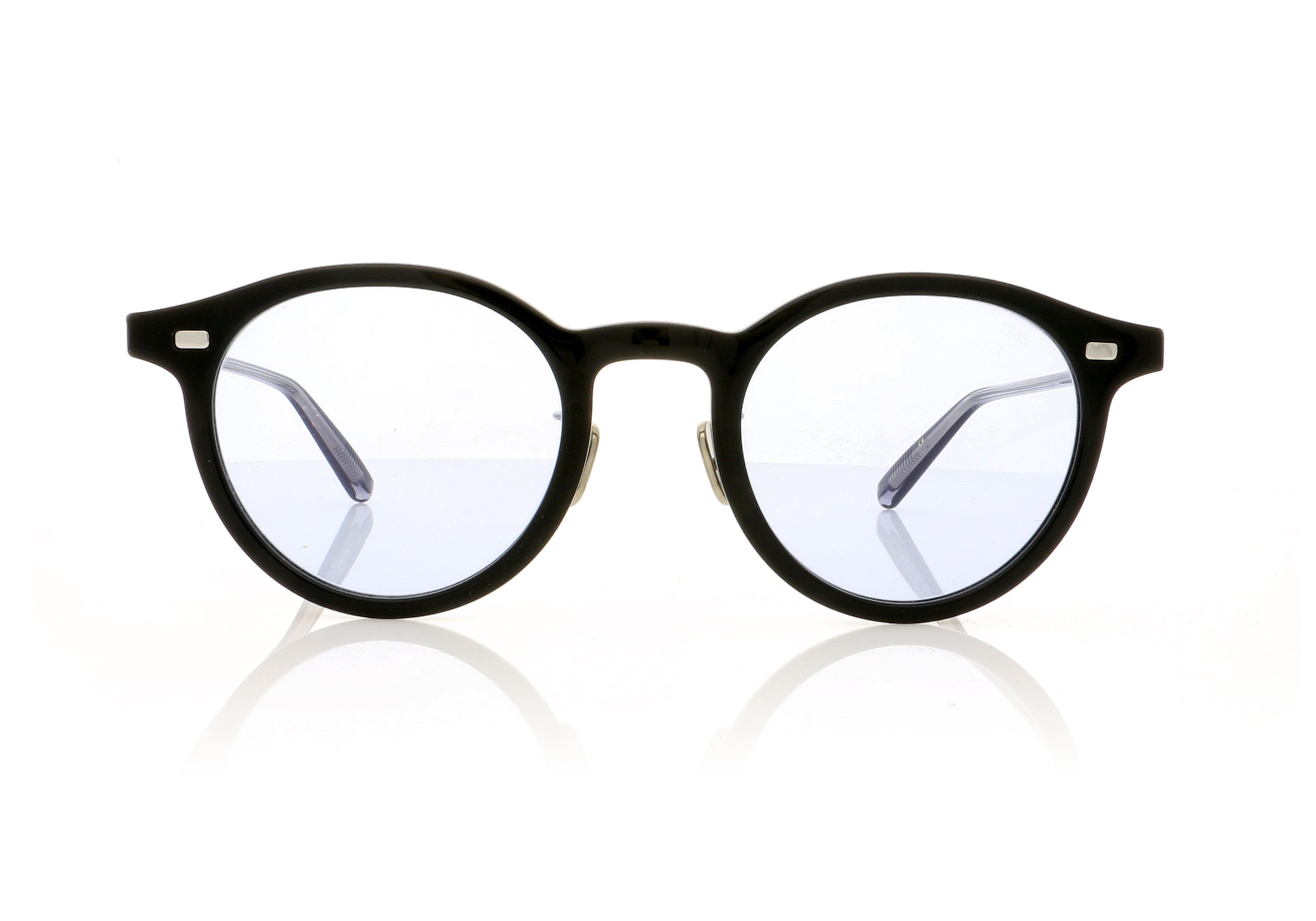 Eyevan 7285 Eyevan 756 100-G LT.BLU Shiny Black Sunglasses | OCO
